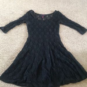 Black lace dress